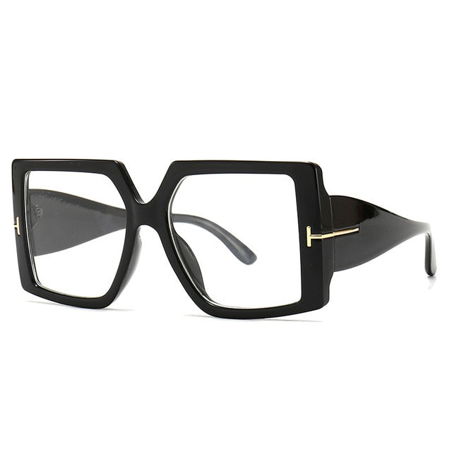 Calanovella Classic Oversized Square Sunglasses New Fashion Black