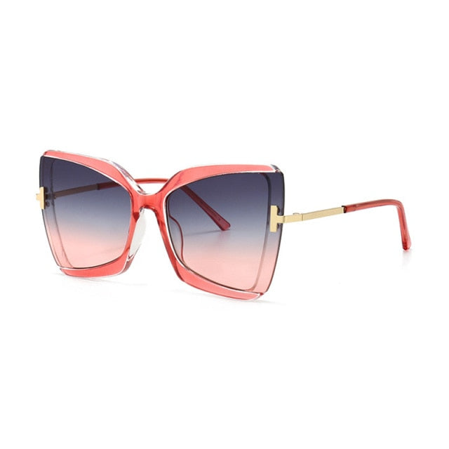 Calanovella Oversized Square Butterfly Sunglasses Designer Fashion