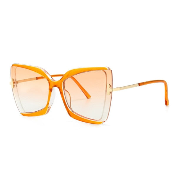 Calanovella Oversized Square Butterfly Sunglasses Designer Fashion