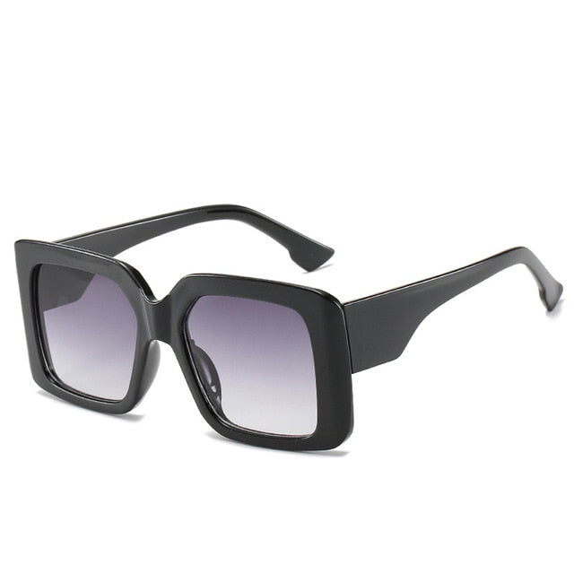 Calanovella Oversized Square Sunglasses Fashion Retro Gradient Sun