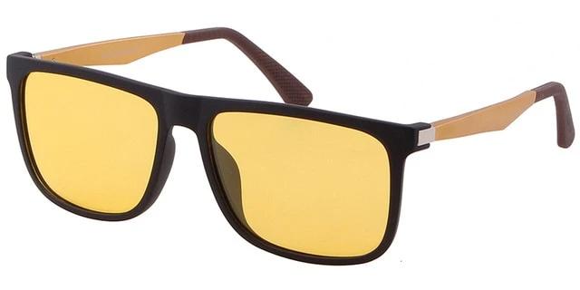 CALANOVELLA SQUARE POLARIZED SUNGLASSES UV400 NIGHT VISION DAY AND