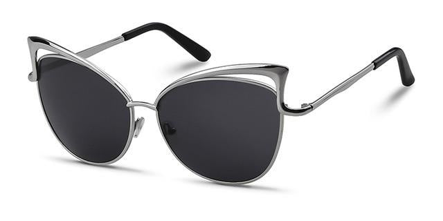 Calanovella Oversized Cat Eye Sunglasses Women Brand Designer Retro