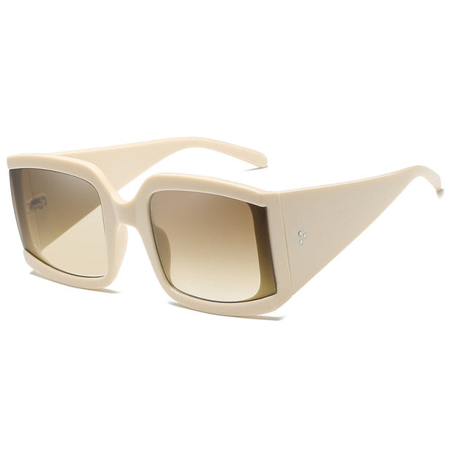 Calanovella Chunky Wide Arm Oversized Square Sunglasses UV400