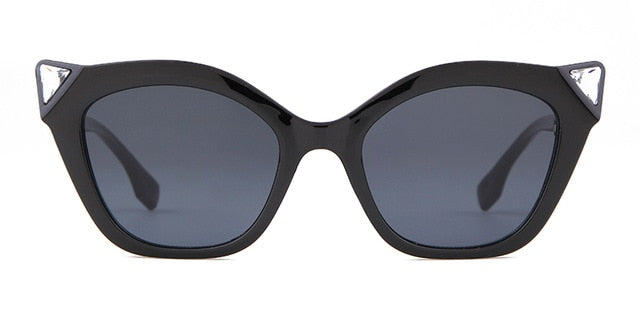 Calanovella Luxury Brand Sunglasses Women Fashion Designer Vintage Retro Cat Eye Frame Sun Glasses UV400