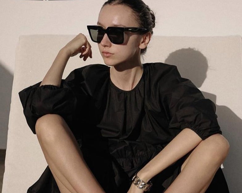 Calanovella Square Fashion Oversized Sunglasses Women Brand Design