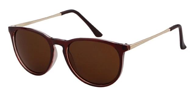 Calanovella Round Sunglasses Men Women Brand Designer Classic Vintage Tortoiseshell Frame Sun Glasses
