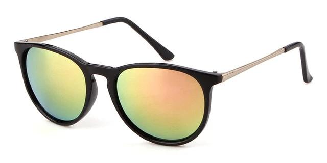 Calanovella Round Sunglasses Men Women Brand Designer Classic Vintage Tortoiseshell Frame Sun Glasses