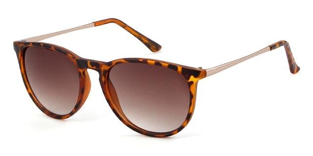 Calanovella Round Sunglasses Men Women Brand Designer Classic Vintage Tortoiseshell Frame Sun Glasses