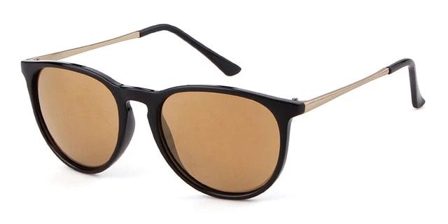 Calanovella Round Sunglasses Men Women Brand Designer Classic Vintage Tortoiseshell Frame Sun Glasses