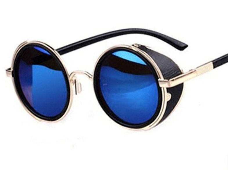Calanovella Stylish Round Steampunk Sunglasses UV400