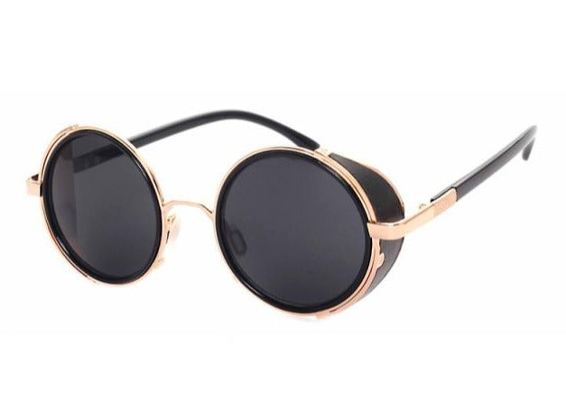 Calanovella Stylish Round Steampunk Sunglasses UV400