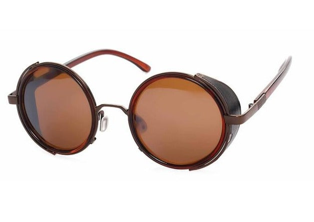 Calanovella Stylish Round Steampunk Sunglasses UV400