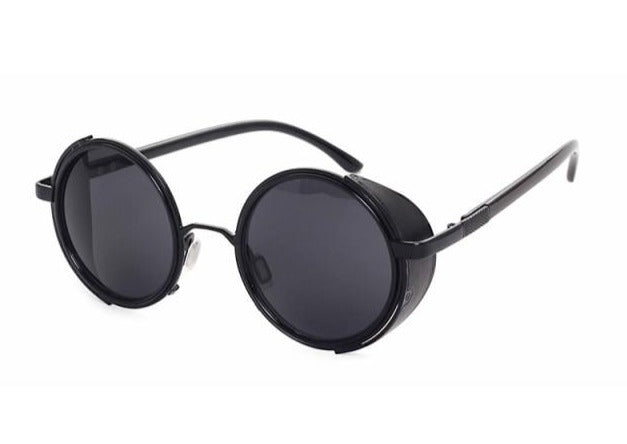 Calanovella Stylish Round Steampunk Sunglasses UV400