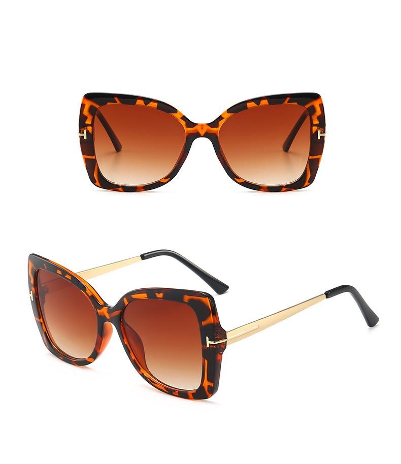 Calanovella Women Vintage Sunglasses Oversized Cat Eye Brand Design Retro Leopard Tortoise Shell Big Frame Sun Glasses Shades Female