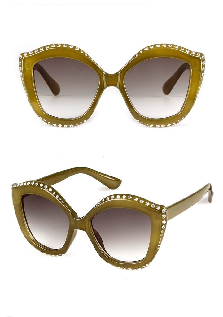 Calanovella Stylish Crystal New Women's Sunglasses
