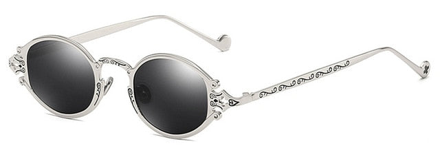 Calanovella Small Oval Sunglasses Stylish Retro UV400