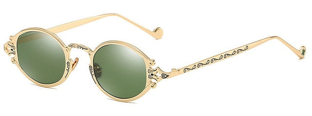 Calanovella Small Oval Sunglasses Stylish Retro UV400