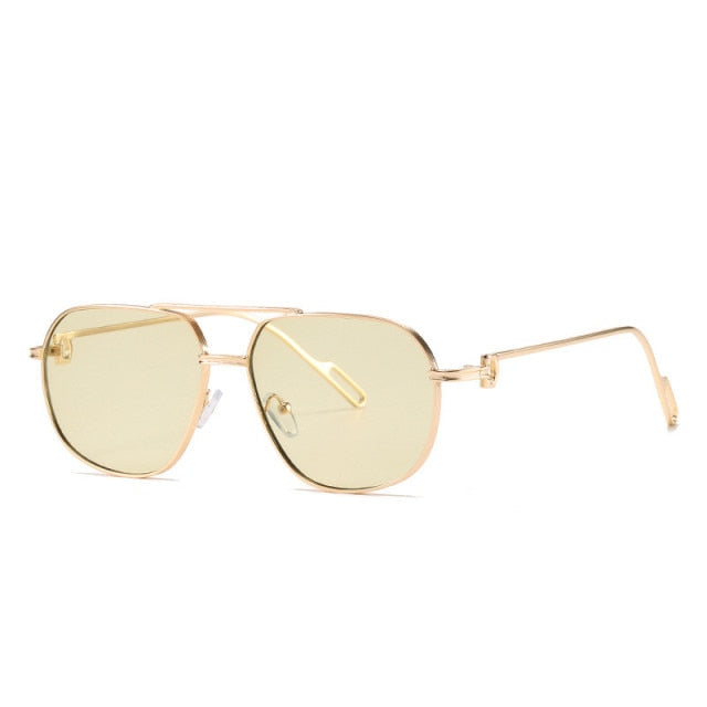 Calanovella Cool Round Pilot Sunglasses Clear Lens Optical Glasses