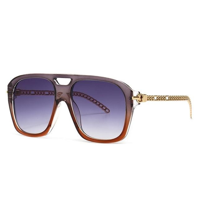 Calanovella Oversize Square Sunglasses New Vintage Designer Shades Big Frame Eyewear UV400