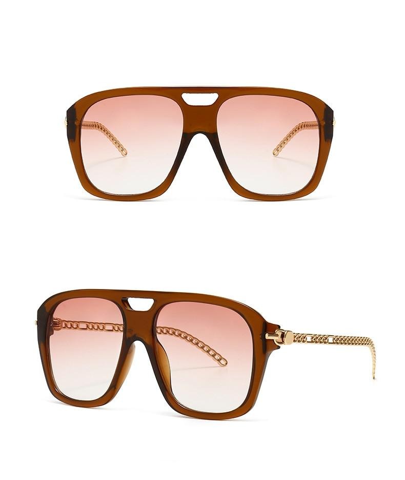 Calanovella Oversize Square Sunglasses New Vintage Designer Shades Big Frame Eyewear UV400
