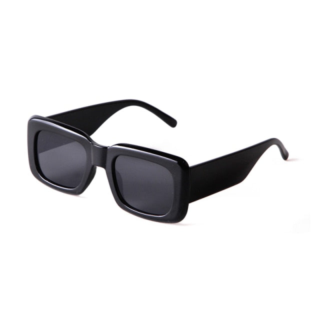 Calanovella Thick Square Rectangle Sunglasses Designer Leopard Frame Tortoise Shell Shades