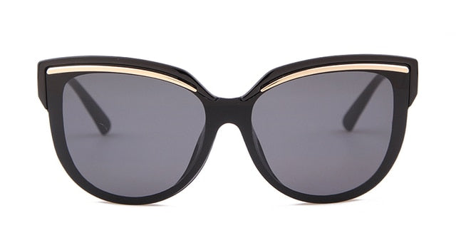 Calanovella Fashion 80s Retro Cat Eye Sunglasses Oversized Vintage Eyebrow Cateye Shades UV400