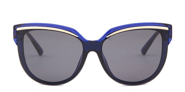Calanovella Fashion 80s Retro Cat Eye Sunglasses Oversized Vintage Eyebrow Cateye Shades UV400