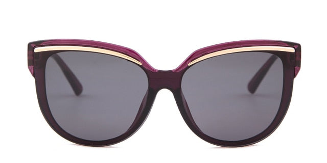 Calanovella Fashion 80s Retro Cat Eye Sunglasses Oversized Vintage Eyebrow Cateye Shades UV400