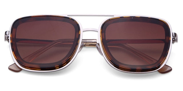 Calanovella Square Frame Tortoiseshell Sunglasses Designer Retro