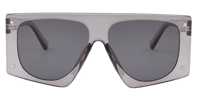 Calanovella Fashion Big Oversized Sunglasses Designer Vintage Retro Square Gradient Sun Glasses