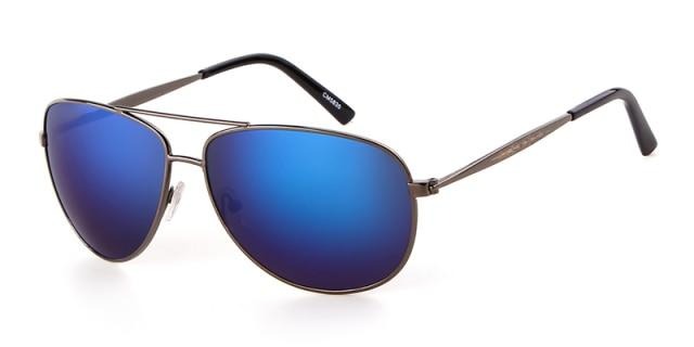 Calanovella Polarized Aviator Sunglasses Designer Double Bridge Lens