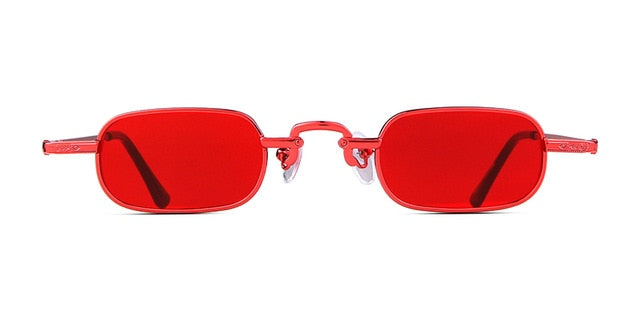 Calanovella Small Rectangular Sunglasses Vintage Retro UV400