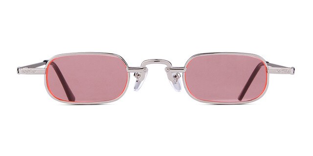 Calanovella Small Rectangular Sunglasses Vintage Retro UV400