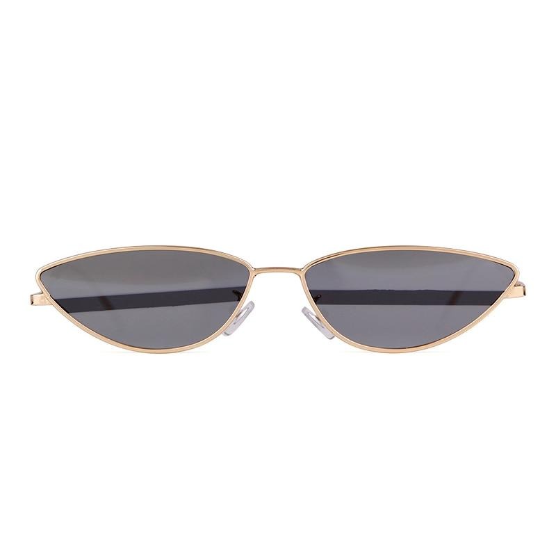 Calanovella Designer Retro Vintage Tiny Slim Cat Eye Sunglasses