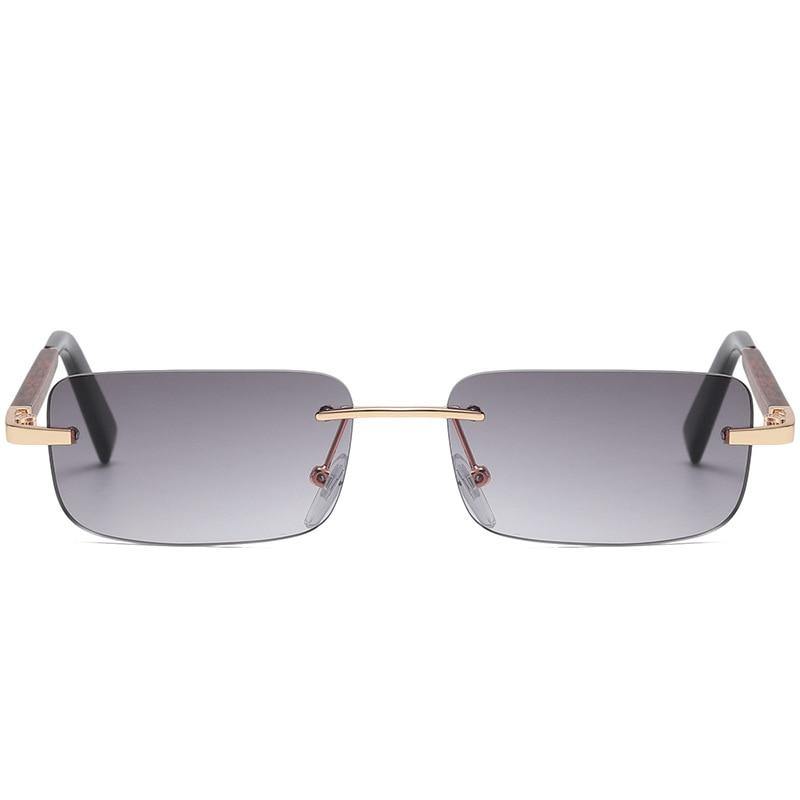 Calanovella Vintage Rectangle Sunglasses Men Women Fashionable Square Rectangular Sun Glasses UV400 - Calanovella.com