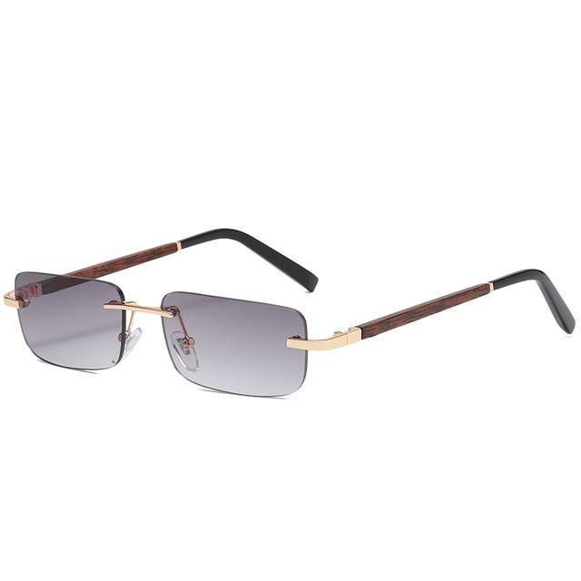 Calanovella Vintage Rectangle Sunglasses Men Women Fashionable Square Rectangular Sun Glasses UV400 - Calanovella.com