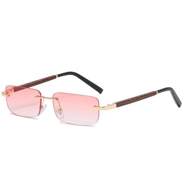 Calanovella Vintage Rectangle Sunglasses Men Women Fashionable Square Rectangular Sun Glasses UV400 - Calanovella.com