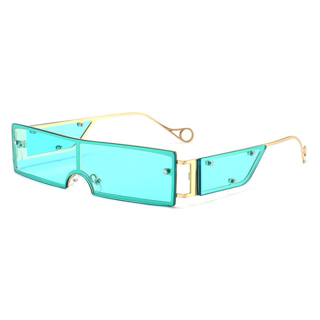 Calanovella Summer Styles Fashion Small Rectangle Sunglasses Women