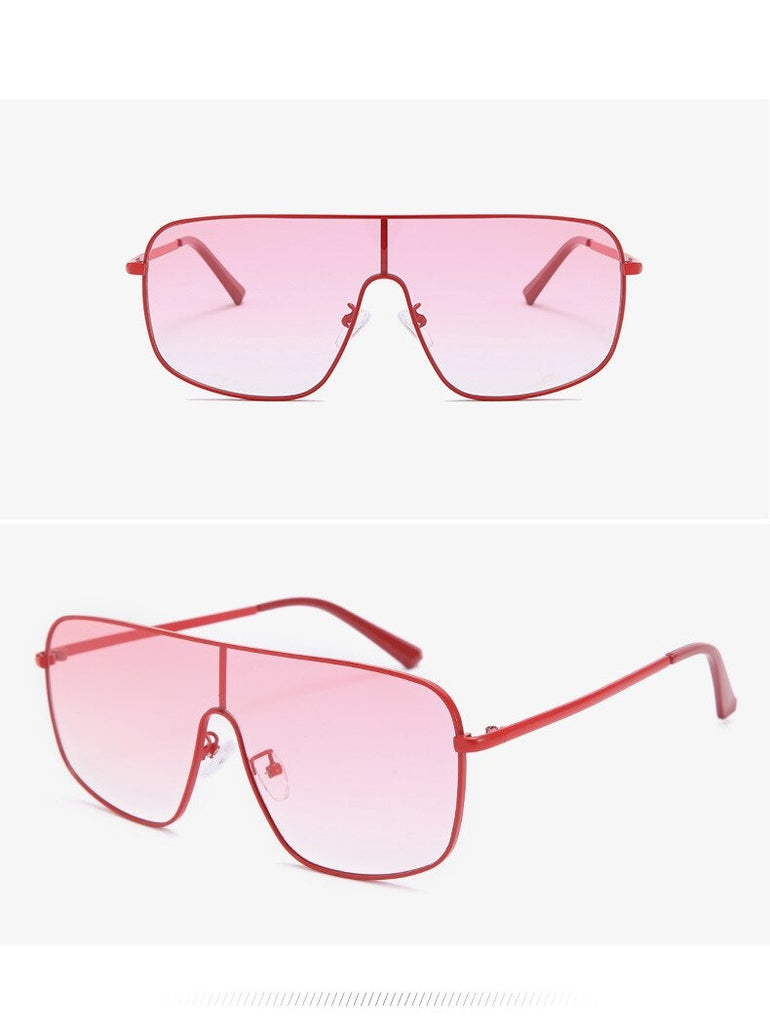 Calanovella Stylish Big Square One Piece Sunglasses UV400