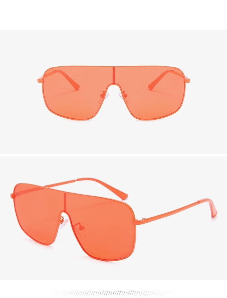 Calanovella Stylish Big Square One Piece Sunglasses UV400