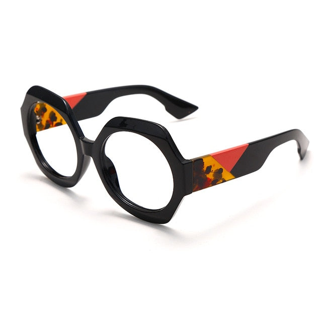 Calanovella Retro Oversized Blue Light Glasses Women Stylish Fashion - Calanovella.com
