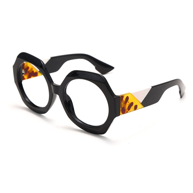 Calanovella Retro Oversized Blue Light Glasses Women Stylish Fashion - Calanovella.com