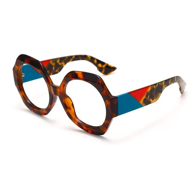 Calanovella Retro Oversized Blue Light Glasses Women Stylish Fashion - Calanovella.com