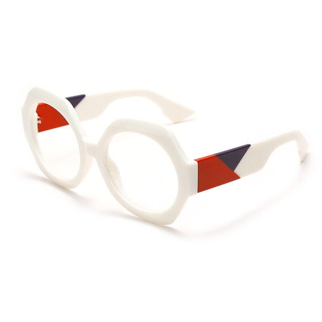 Calanovella Retro Oversized Blue Light Glasses Women Stylish Fashion - Calanovella.com