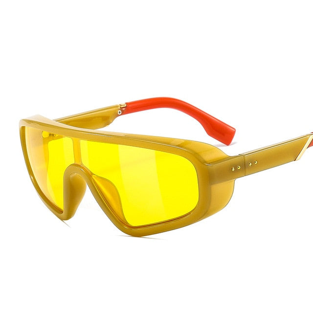 Calanovella Steampunk Goggle Sunglasses Women Brand Designer Vintage