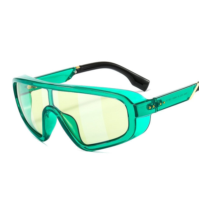 Calanovella Steampunk Goggle Sunglasses Women Brand Designer Vintage