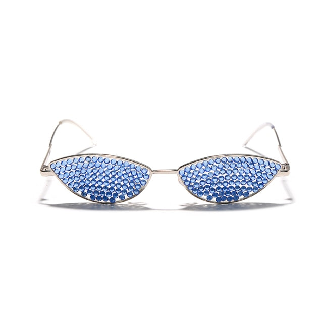 Calanovella Vintage Diamond Sunglasses Women Luxury Brand Designer Sun