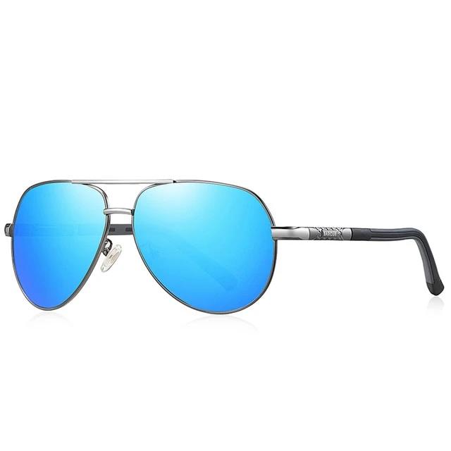 Calanovella Cool Modern Aviator Pilot Polarized Sunglasses UV400