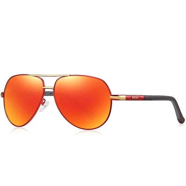 Calanovella Cool Modern Aviator Pilot Polarized Sunglasses UV400