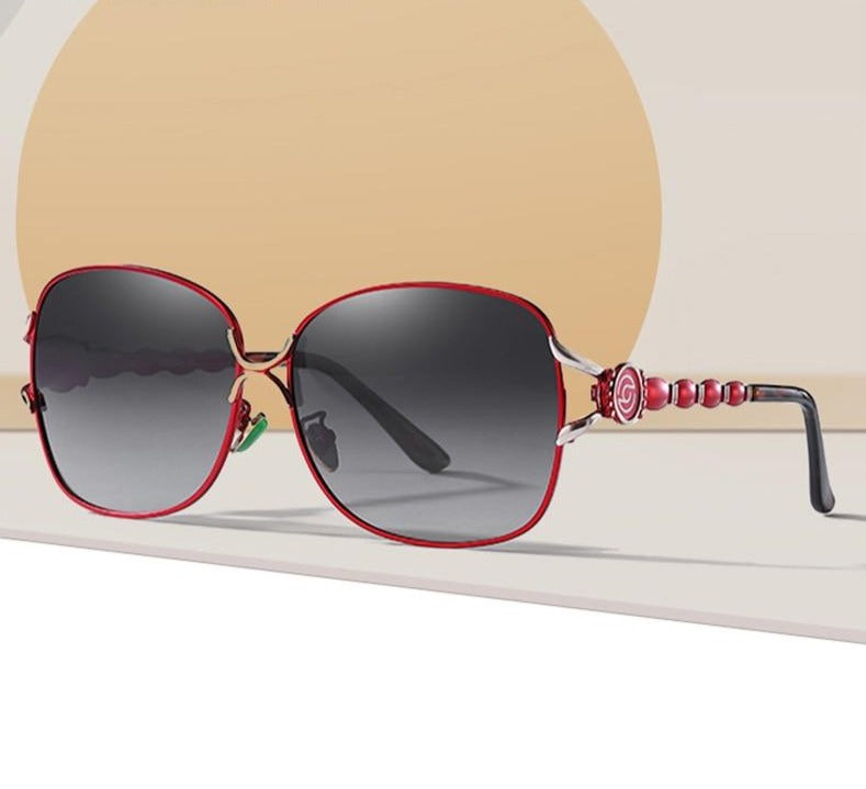 Calanovella Luxury Oversized Retro Square Polarized Women Sunglasses
